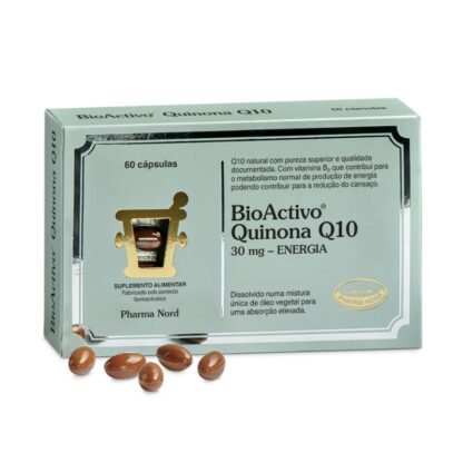 BioActivo Q10 Forte 100 mg é um suplemento alimentar premium, formulado para fornecer energia extra e reduzir o cansaço. Contém coenzima Q10,