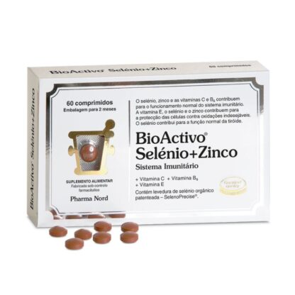 BioActivo Selénio + Zinco 60 Comprimidos - Proteção e Reforço Imunitário