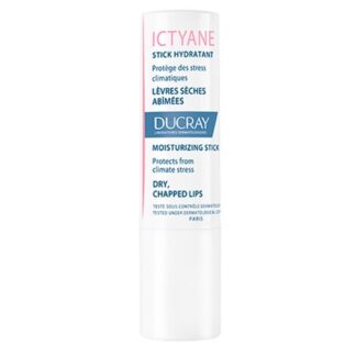 Ducray Ictyane Stick Labial Hidratante 3gr, cuidado hidratante e protetor dos lábios secos e deteriorados pelo stress climático
