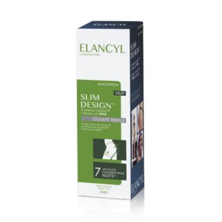 Elancyl Slim Design Noite 200ml, cuidado adelgaçante, com ação anticelulítica, indicado para suavizar a celulite e conferir firmeza à pele, durante a noite.