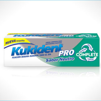 Kukidente Pro Complete Neutro 2x47gr sentir-se-á seguro e confortável durante todo o dia