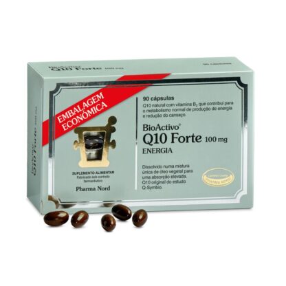 BioActivo Q10 Forte 100 mg é um suplemento alimentar premium, formulado para fornecer energia extra e reduzir o cansaço. Contém coenzima Q10,