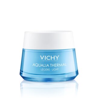Vichy Aqualia Creme Ligeiro Reindratante Pote 50ml, 1ª gama da Vichy com uma tecnologia de hidratação dinâmica, que favorece a hidratação de todas as zonas do rosto.