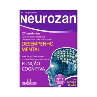 Neurozan Original 30 Cápsulas foi cientificamente desenvolvido para reforçar a dieta com nutrientes que ajudam a manter o desempenho