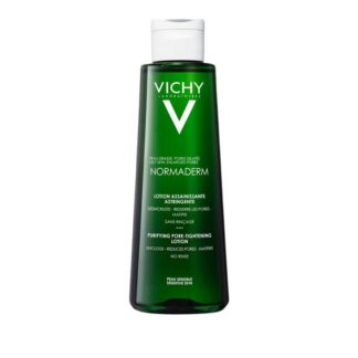 O Vichy Normaderm Tónico Adstringente 200ml é a escolha perfeita para quem procura reduzir e desobstruir os poros, além de matificar a pele oleosa.