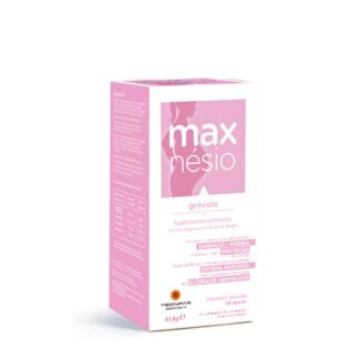 Maxnesio Gravida 60 Cápsulas é um suplemento alimentar que contém Magnésio, Vitamina E, Vitamina B1 e Vitamina B6.