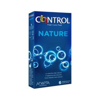 Control Nature 12 Preservativos, para quem procura um prazer natural na relação, Nature é o preservativo ideal. A sua forma ergonómica garante uma grande adaptabilidade e um conforto perfeito para uma intimidade ainda mais espontânea.