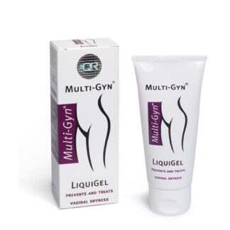 Multi-Gyn LiquiGel 30ml produto bioativo que hidrata e lubrifica a zona intima, recuperando os mecanismos de hidratação naturais da vagina.