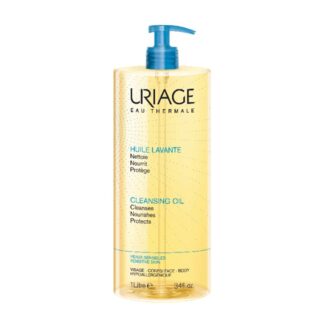 Uriage Óleo Lavante 1000ml é um cuidado de higiene diária agradavelmente perfumado que oferece uma hidratação optimizada às camadas superiores da epiderme e limpa a pele.