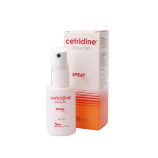 Cetridine Spray 30ml, Spray indicado para a limpeza da pele, nomeadamente a área para administração de injeções.