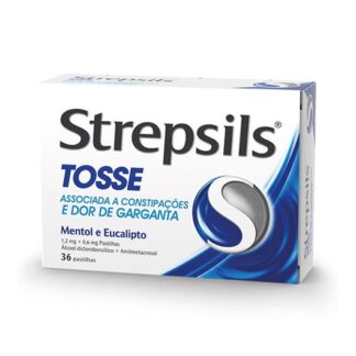 Strepsils Tosse Seca 36 Pastilhas,utilize as pastilhas Strepsils quando a sua garganta estiver seca, irritada, quando apresentar os primeiros sintomas de constipação ou congestão nasal