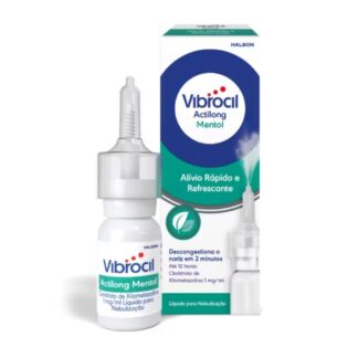 Vibrocil Actilong Mentol Nebulização 10ml