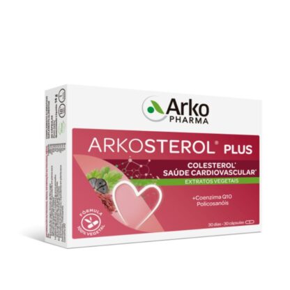 Introduzindo o Arkosterol Plus + CoQ10, disponível na Pharmascalabis, um suplemento alimentar inovador desenhado para suportar