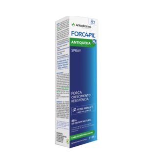 Arkopharma Forcapil AntiQueda 125ml, o 1ª spary com 88% de ingredientes de origem natural para reforçar os cabelos e reduzir a queda.