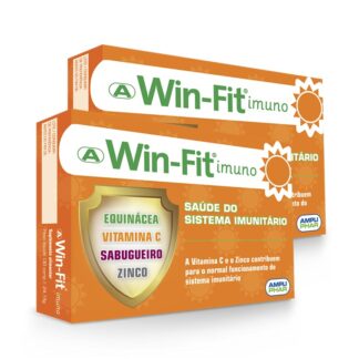 Win-Fit Imuno é um suplemento composto por Vitamina C, Zinco, Equinácea e Baga de Sabugueiro