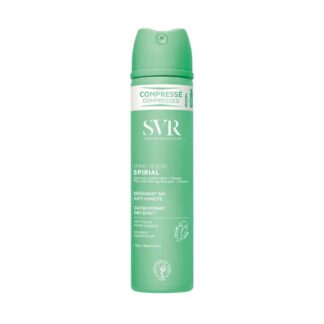 SVR Spirial Spray Vegetal 75 ml, todos os tipos de pele, mesmo as mais sensíveise delicadas, após a depilação ou remoção de pêlos.