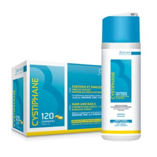 Cistiphane Biorga 120 comprimidos + Champô Anti-Queda 200ml, o pack ideal fortificante.