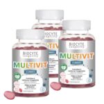 Biocyte Multivit 60 Gomas, é um suplemento alimentar formulado com 9 vitaminas e 1 mineral sob a forma de deliciosas goma