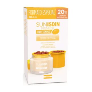 Descubra a eficácia do Isdin Sunisdin Pigment, um suplemento alimentar inovador em formato de cápsulas, que oferece uma proteção antioxidante robusta