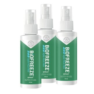 Descubra a eficácia do Biofreeze Spray Frio 3x118ml, a solução ideal para o alívio local da dor.