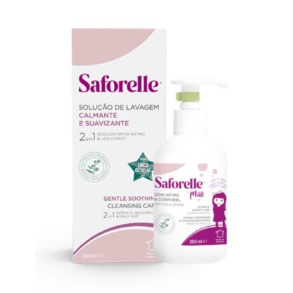 Saforelle Solução de Lavagem 250ml + Saforelle Miss Higiene Íntima 250ml