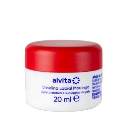 ALVITA VASELINA LABIAL MORANGO 20MLALVITA VASELINA LABIAL MORANGO 20ML