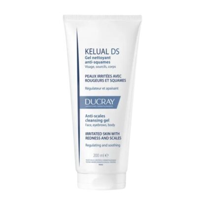 O Ducray Kelual DS Gel de Limpeza Antiescamas é um gel de limpeza eficaz e suave, desenvolvido especialmente para pele irritada com vermelhidã