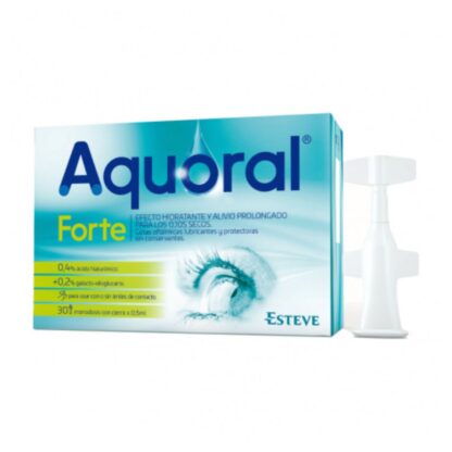 Aquoral Forte Monodose Oftálmicas Lubrificantes 30 Unidades