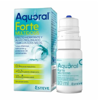 Aquoral Forte Multidosis 10ml Gotas Oftálmicas Lubrificantes