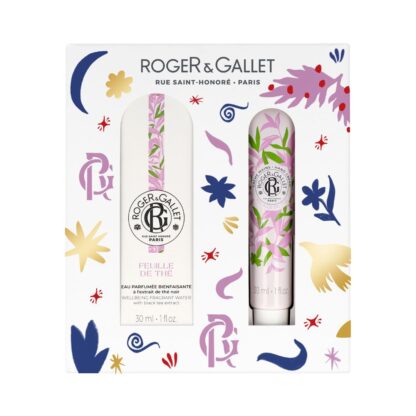 Roger Gallet Feuille de Thé Coffret – Conjunto de Perfume e Creme de Mãos