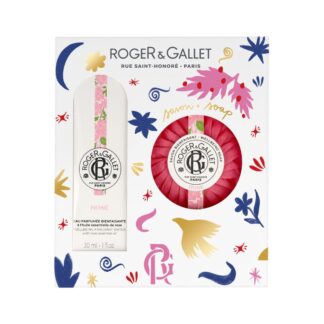 Roger Gallet Rose Coffret – Conjunto de Perfume e Sabonete Perfumado