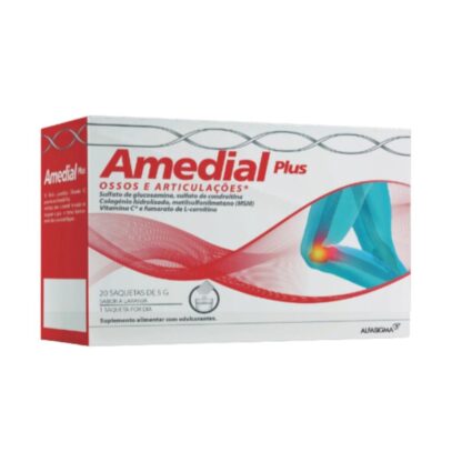 Amedial Plus 20 Saquetas – Suporte Avançado para a Saúde Articular