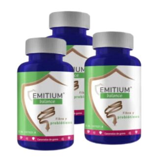 Emitium Balance Fibra e Probióticos 60 Gomas - Pack 3 Caixas (3 Meses)