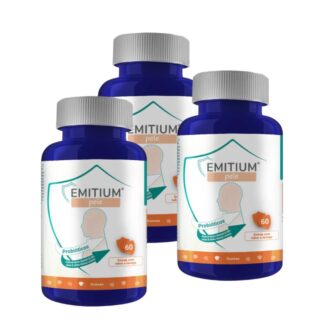 Emitium Pele 60 Gomas - Pack 3 Caixas (3 Meses)