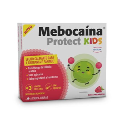 Mebocaína Protect Kids Framboesa – 6 Pastilhas