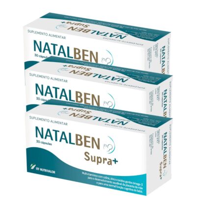 Natalben Supra+ 30 Cápsulas - Pack 3 Caixas