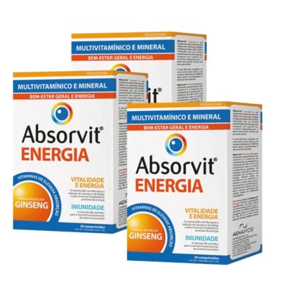 Absorvit Energia 3x30 Comprimidos - Pack 3