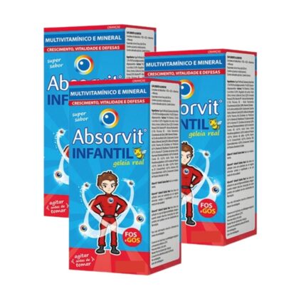 Absorvit Infantil Geleia Real 3x150ml - Pack 3