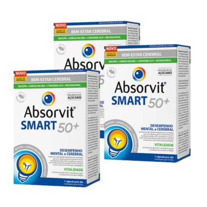 Absorvit Smart 50+ 3x30 Cápsulas - Pack 3