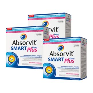 Absorvit Smart Extra Plus 30 Ampolas + 30 Cápsulas - Pack 3