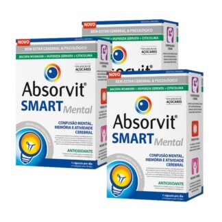 Absorvit Smart Mental 3x30 Cápsulas - Pack 3