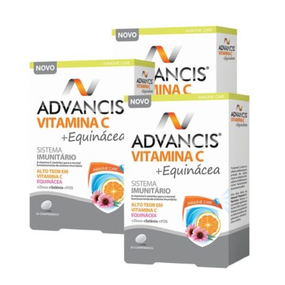 Advancis Vitamina C + Equinácea 3x30 Compimidos - Pack3