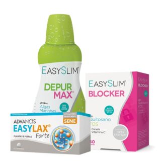 Easyslim Depur Max + Blocker + Easylax Forte - Oferta Gelatina