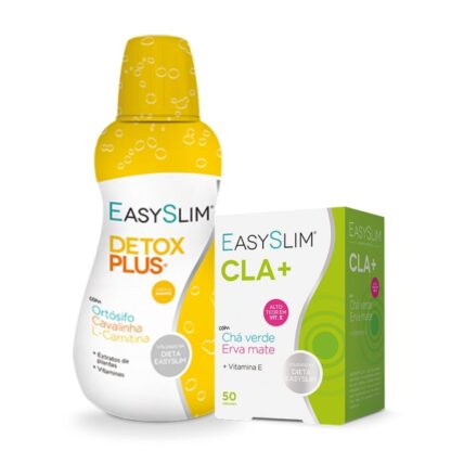 Easyslim Detox Plus Ananás + Cla e Chá Verde - Oferta Gelatina