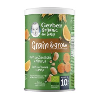 GERBER Organic NutriPuffs Cenoura Laranja 35gr