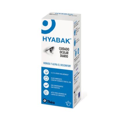 Hyabak Solução Hidratação_Lubrificação Olhos_Lentes 15ml