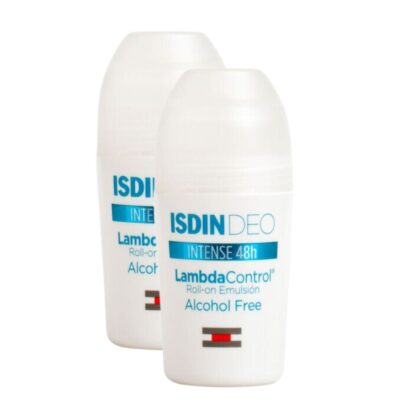 Isdin LambdaControl Roll-On Desodorizante 48h Sem Álcool 2x50 ml