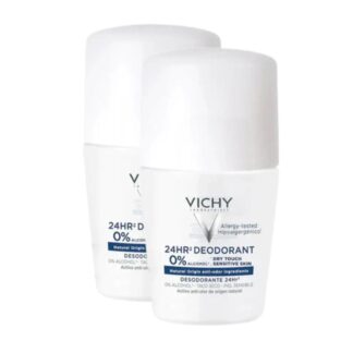 Vichy Desodorizante 24H Toque Seco Roll-On 2x50ml